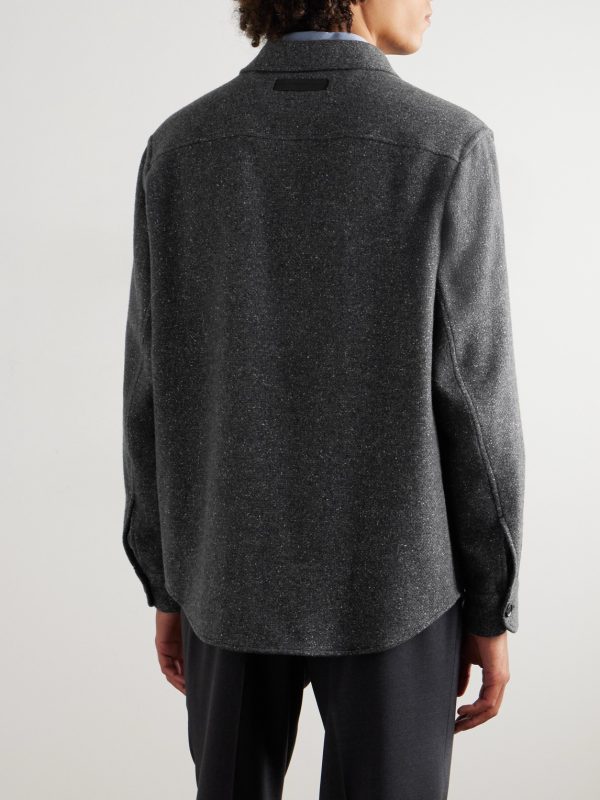 Cashmere and Silk-Blend Shirt - BK