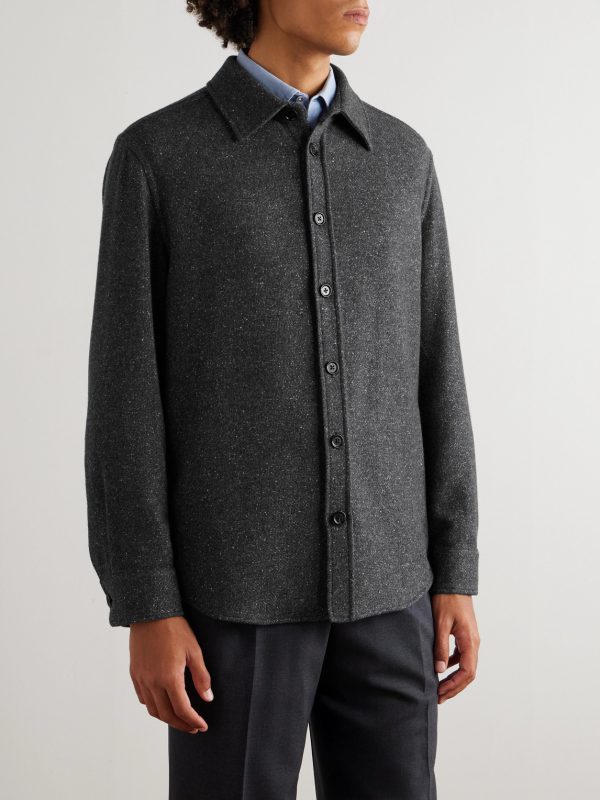 Cashmere and Silk-Blend Shirt - FR