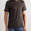 Logo-Embroidered Cotton-Jersey T-Shirt - FR Logo-Embroidered Cotton-Jersey T-Shirt - FR