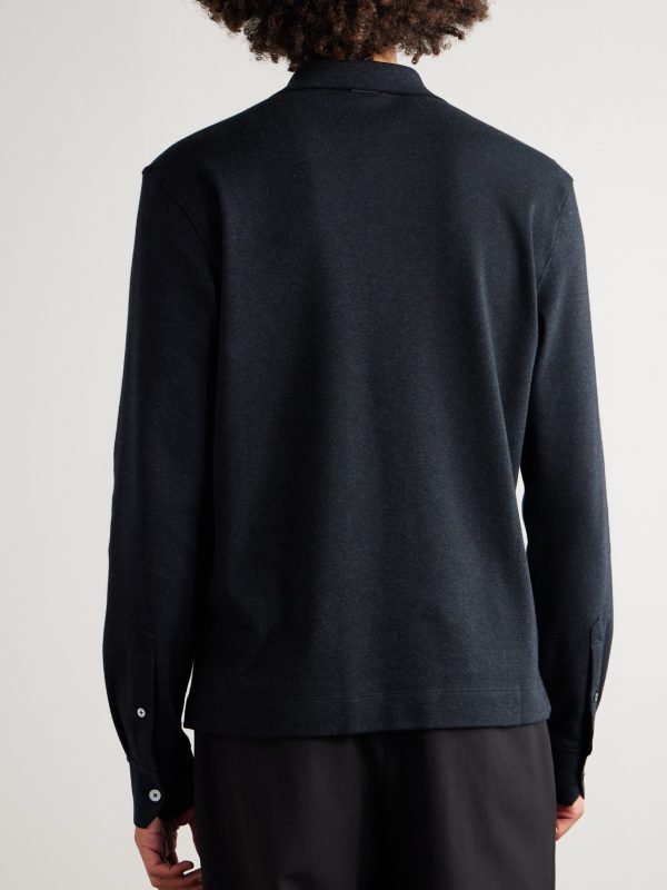 Cotton-Piqué Polo Shirt - BK Cotton-Piqué Polo Shirt - BK