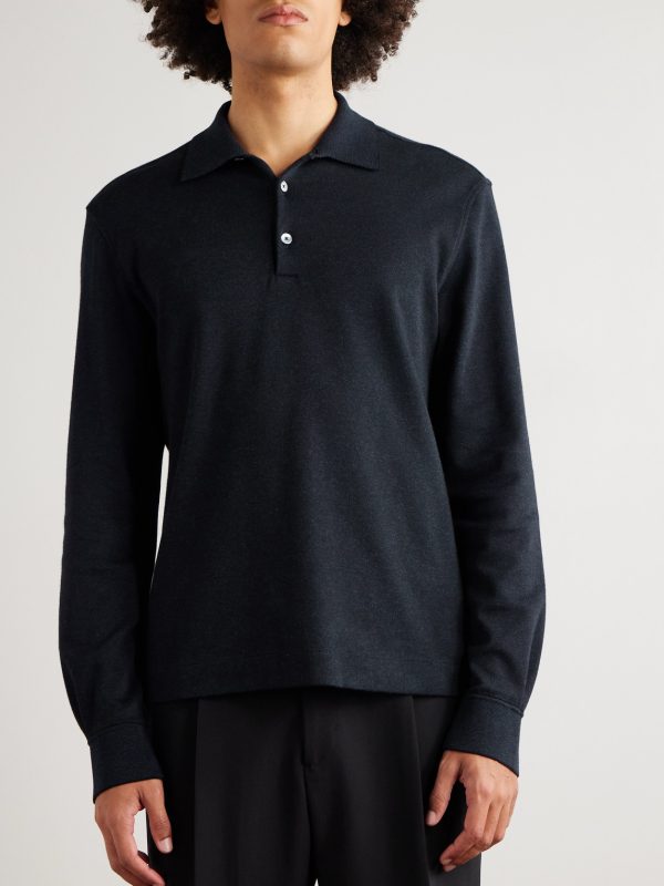 Cotton-Piqué Polo Shirt - FR Cotton-Piqué Polo Shirt - FR