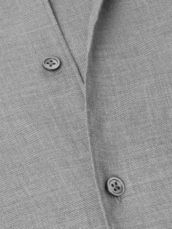 Cotton and Cashmere-Blend Twill Shirt - CU Cotton and Cashmere-Blend Twill Shirt - CU