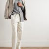 Cotton and Cashmere-Blend Twill Shirt - OU Cotton and Cashmere-Blend Twill Shirt - OU