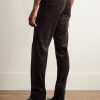Slim-Fit Cotton-Blend Corduroy Trousers - BK Slim-Fit Cotton-Blend Corduroy Trousers - BK