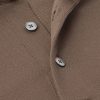 Slim-Fit Leather-Trimmed Cotton-Piqué Polo Shirt - CU Slim-Fit Leather-Trimmed Cotton-Piqué Polo Shirt - CU