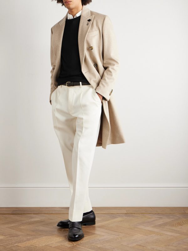 Cashmere and Silk-Blend Sweater - OU Cashmere and Silk-Blend Sweater - OU
