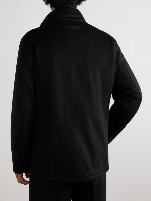 Vetta Oasi Cashmere Hooded Jacket - BK Vetta Oasi Cashmere Hooded Jacket - BK