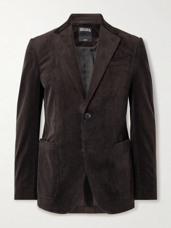 Cotton-Blend Corduroy Blazer Cotton-Blend Corduroy Blazer