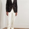 Cotton-Blend Corduroy Blazer - OU Cotton-Blend Corduroy Blazer - OU