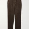 Slim-Fit Cotton-Blend Corduroy Trousers Slim-Fit Cotton-Blend Corduroy Trousers