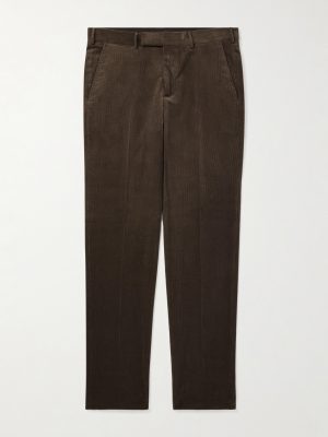 Slim-Fit Cotton-Blend Corduroy Trousers Slim-Fit Cotton-Blend Corduroy Trousers