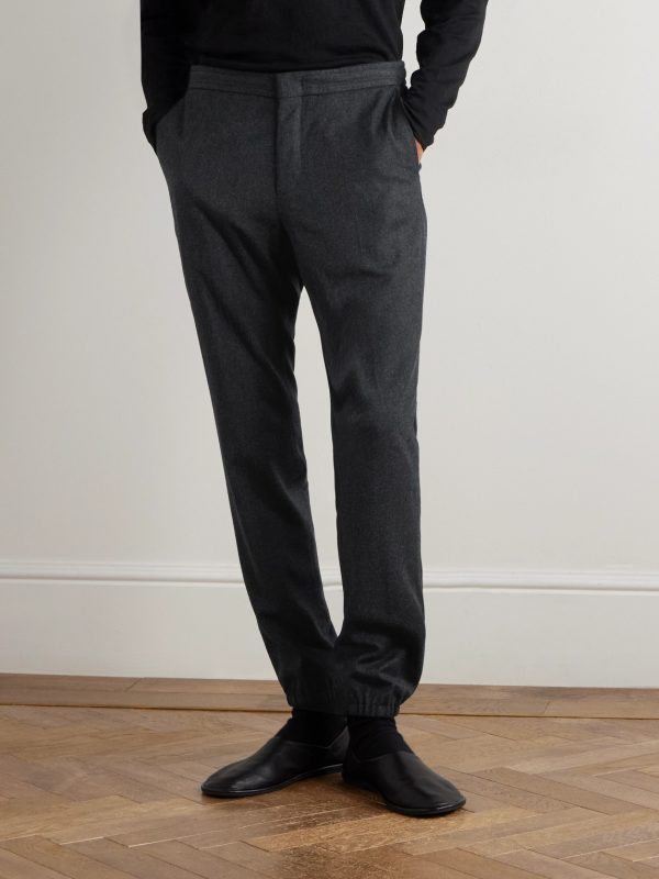 Tapered Wool Trousers - FR Tapered Wool Trousers - FR