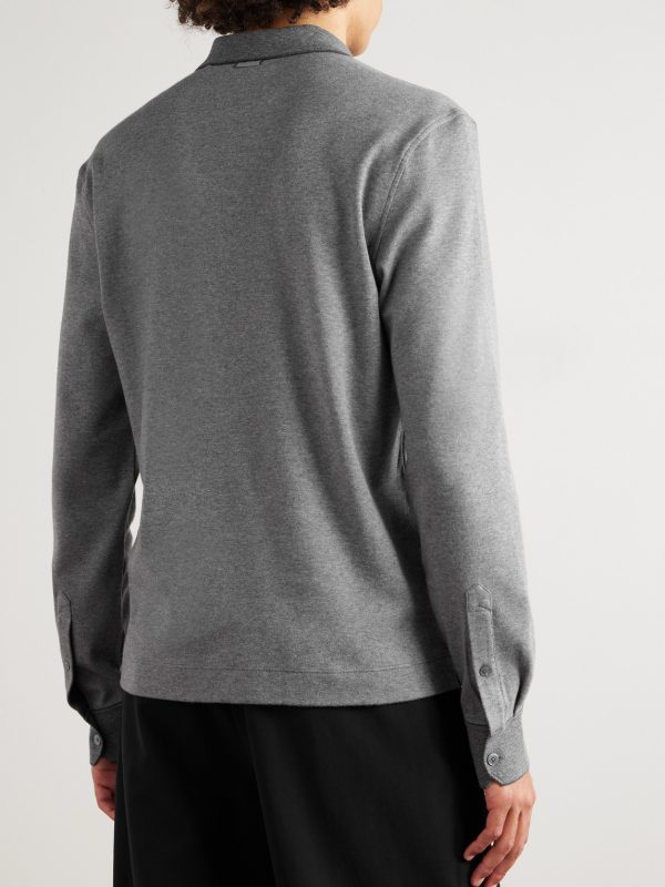 Cotton-Piqué Polo Shirt - BK Cotton-Piqué Polo Shirt - BK