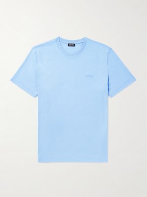 Logo-Embroidered Cotton-Jersey T-Shirt Logo-Embroidered Cotton-Jersey T-Shirt
