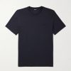 Logo-Embroidered Cotton-Jersey T-Shirt