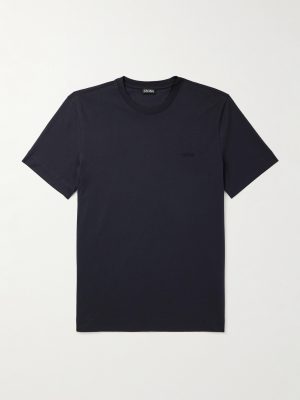 Logo-Embroidered Cotton-Jersey T-Shirt Logo-Embroidered Cotton-Jersey T-Shirt