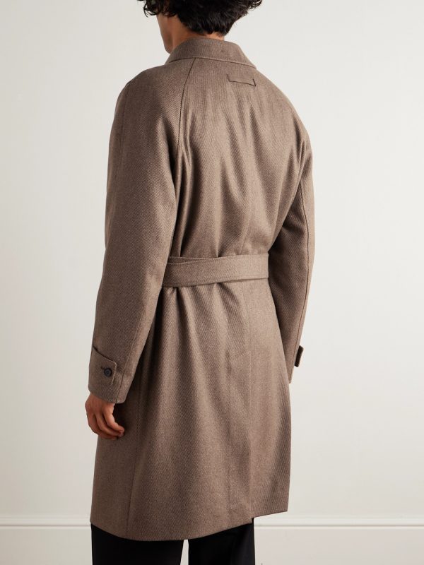 Belted Oasi Cashmere Coat - BK Belted Oasi Cashmere Coat - BK