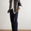 Cotton and Cashmere-Blend Twill Shirt - OU Cotton and Cashmere-Blend Twill Shirt - OU