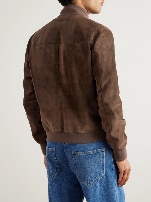 Suede Blouson Jacket - BK Suede Blouson Jacket - BK