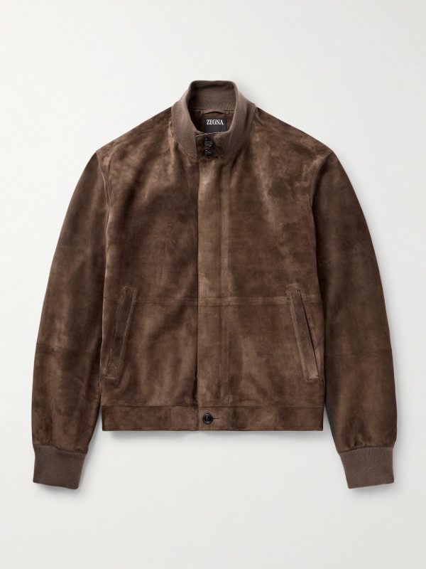 Suede Blouson Jacket Suede Blouson Jacket