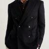 Double-Breasted Cashmere Blazer - FR Double-Breasted Cashmere Blazer - FR
