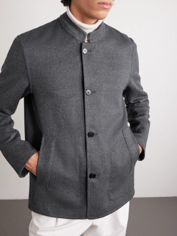 Reversible Wool-Blend Jacket - CU Reversible Wool-Blend Jacket - CU