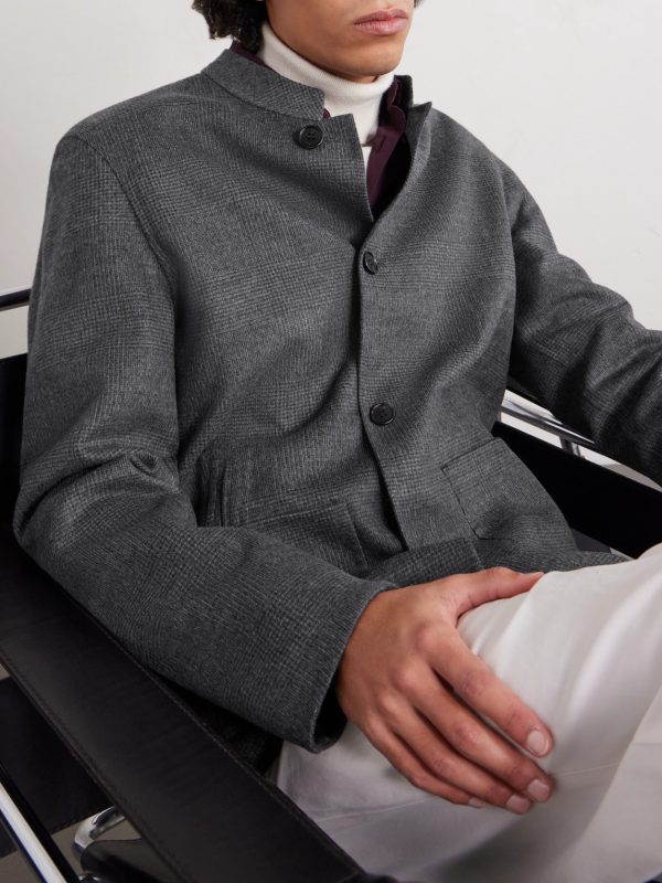 Reversible Wool-Blend Jacket - FR Reversible Wool-Blend Jacket - FR