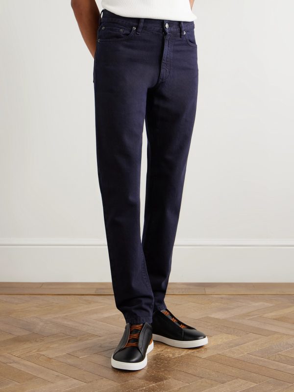 Roccia Straight-Leg Cotton Trousers - FR Roccia Straight-Leg Cotton Trousers - FR