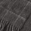 Fringed Checked Cashmere Scarf - CU Fringed Checked Cashmere Scarf - CU