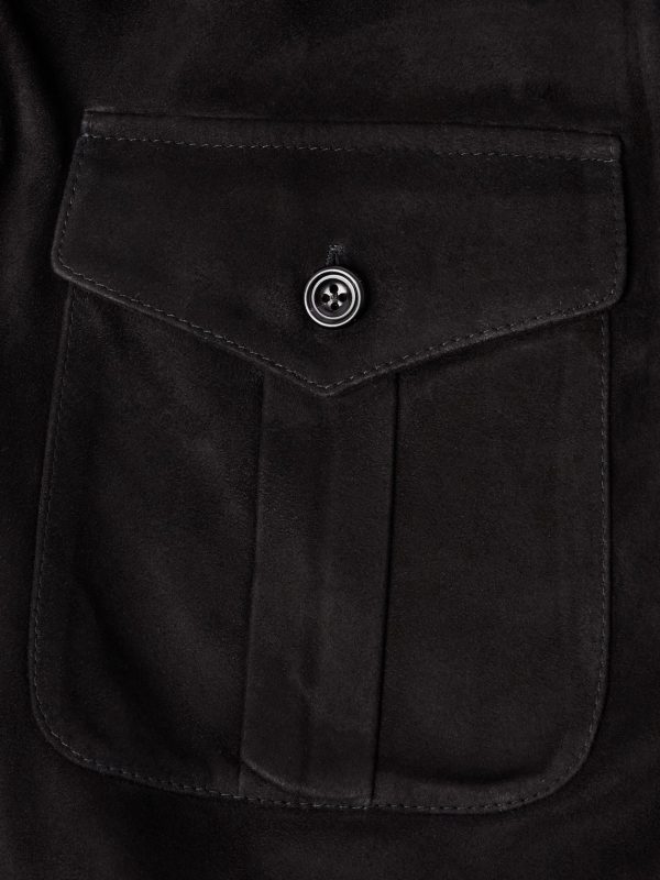 Barron Suede Overshirt - E1