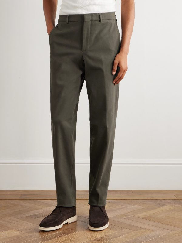 Jarno Austin Straight-Leg Stretch-Cotton Twill Trousers - FR Jarno Austin Straight-Leg Stretch-Cotton Twill Trousers - FR