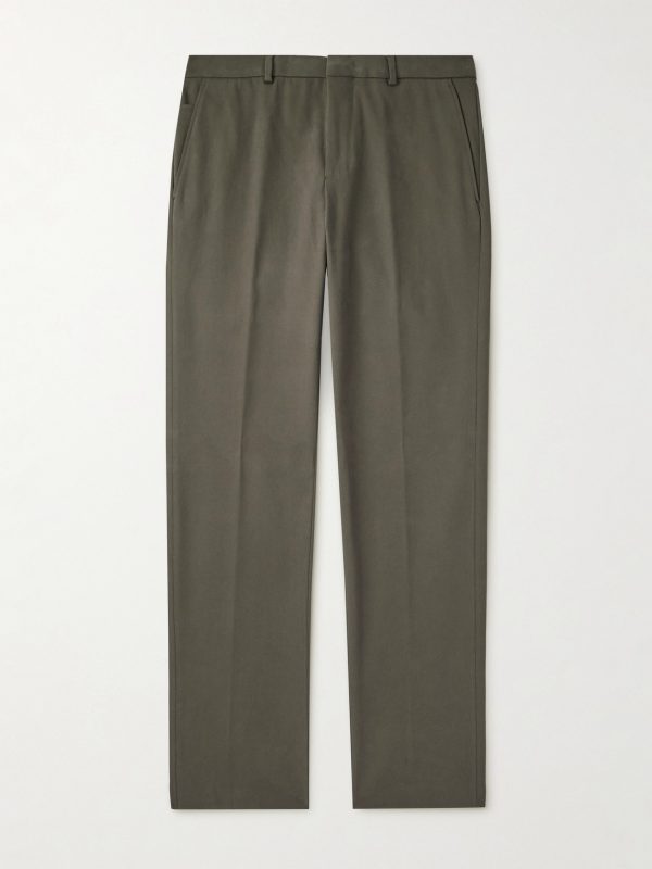 Jarno Austin Straight-Leg Stretch-Cotton Twill Trousers Jarno Austin Straight-Leg Stretch-Cotton Twill Trousers