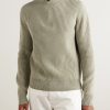 Plane Tree Ribbed Cashmere Half-Zip Sweater - FR Plane Tree Ribbed Cashmere Half-Zip Sweater - FR