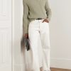 Plane Tree Ribbed Cashmere Half-Zip Sweater - OU Plane Tree Ribbed Cashmere Half-Zip Sweater - OU