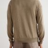 Slim-Fit Baby Cashmere Half-Zip Sweater - BK Slim-Fit Baby Cashmere Half-Zip Sweater - BK
