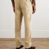 Carlo Hyannis Tapered Cotton-Blend Trousers - BK Carlo Hyannis Tapered Cotton-Blend Trousers - BK