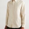 Elia Button Down-Collar Checked Cotton Shirt - FR