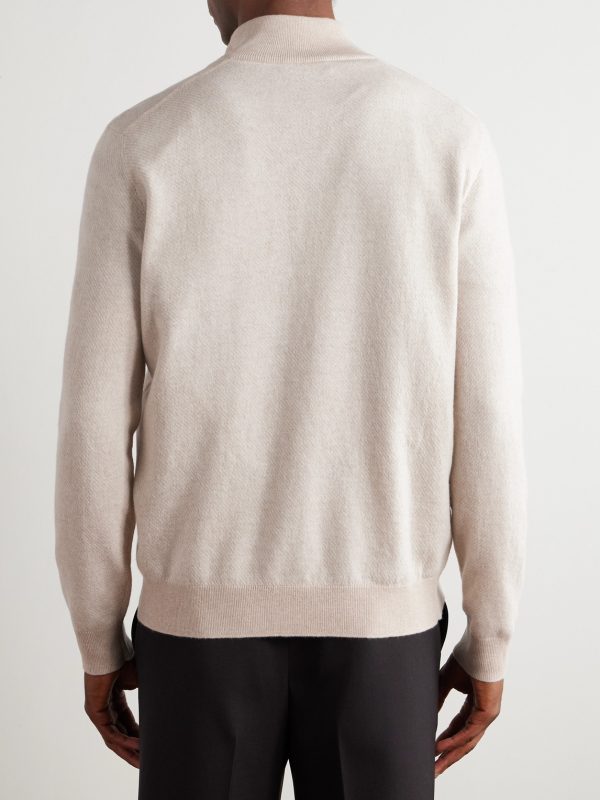 Roadster Cashmere Half-Zip Sweater - BK Roadster Cashmere Half-Zip Sweater - BK