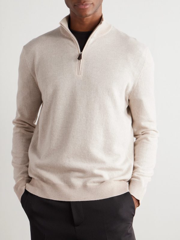 Roadster Cashmere Half-Zip Sweater - FR Roadster Cashmere Half-Zip Sweater - FR