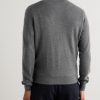 Cashmere Zip-Up Sweater - BK