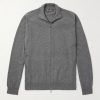 Cashmere Zip-Up Sweater