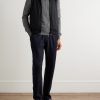 Cashmere Zip-Up Sweater - OU