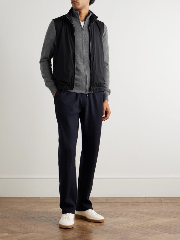 Cashmere Zip-Up Sweater - OU