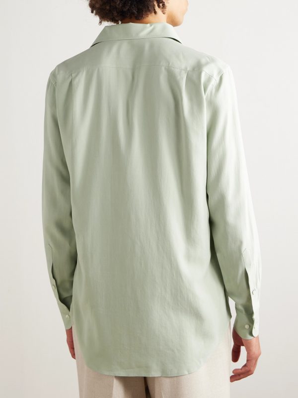 André Silk Shirt - BK André Silk Shirt - BK