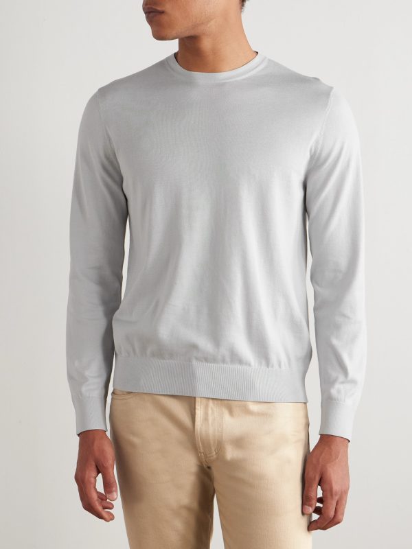 Ice Wish™ Sea Island Cotton Sweater - FR Ice Wish™ Sea Island Cotton Sweater - FR