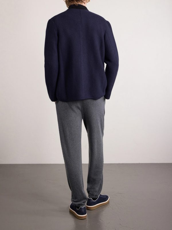 Merano Tapered Cashmere Trousers - BK Merano Tapered Cashmere Trousers - BK