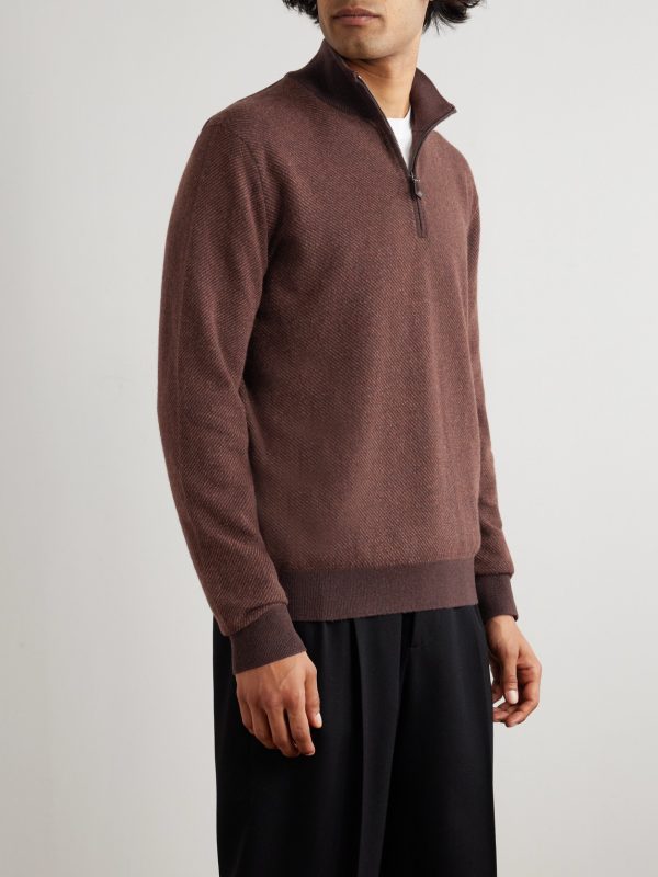 Roadster Cashmere Half-Zip Sweater - FR Roadster Cashmere Half-Zip Sweater - FR