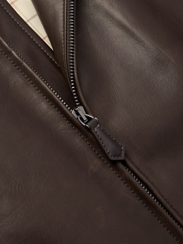 Leather Bomber Jacket - CU