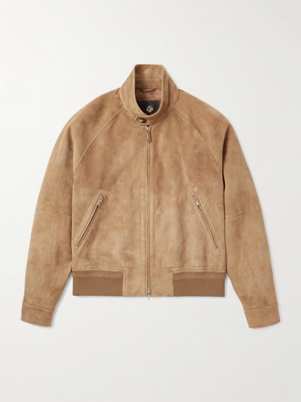 Novak Suede Bomber Jacket Novak Suede Bomber Jacket