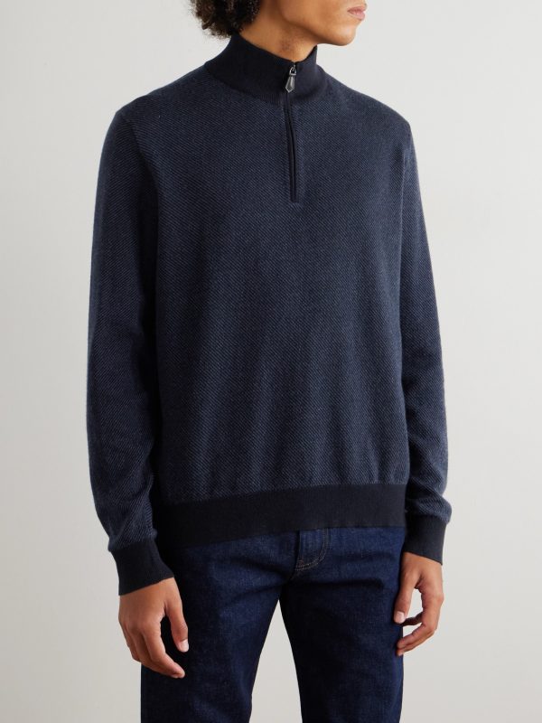 Roadster Cashmere Half-Zip Sweater - FR Roadster Cashmere Half-Zip Sweater - FR